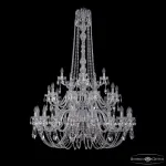 Подвесная люстра Bohemia Ivele Crystal 1402 1402/20+10+5/400/h-158/3d Ni