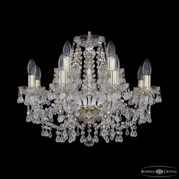 Подвесная люстра Bohemia Ivele Crystal 1410 1410/8+4/195 G V0300 R801 Подвесная люстра Bohemia Ivele Crystal 1410 1410/8+4/195 G V0300 R801