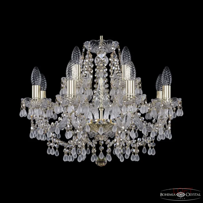 Подвесная люстра Bohemia Ivele Crystal 1410 1410/8+4/195 G V0300 R801