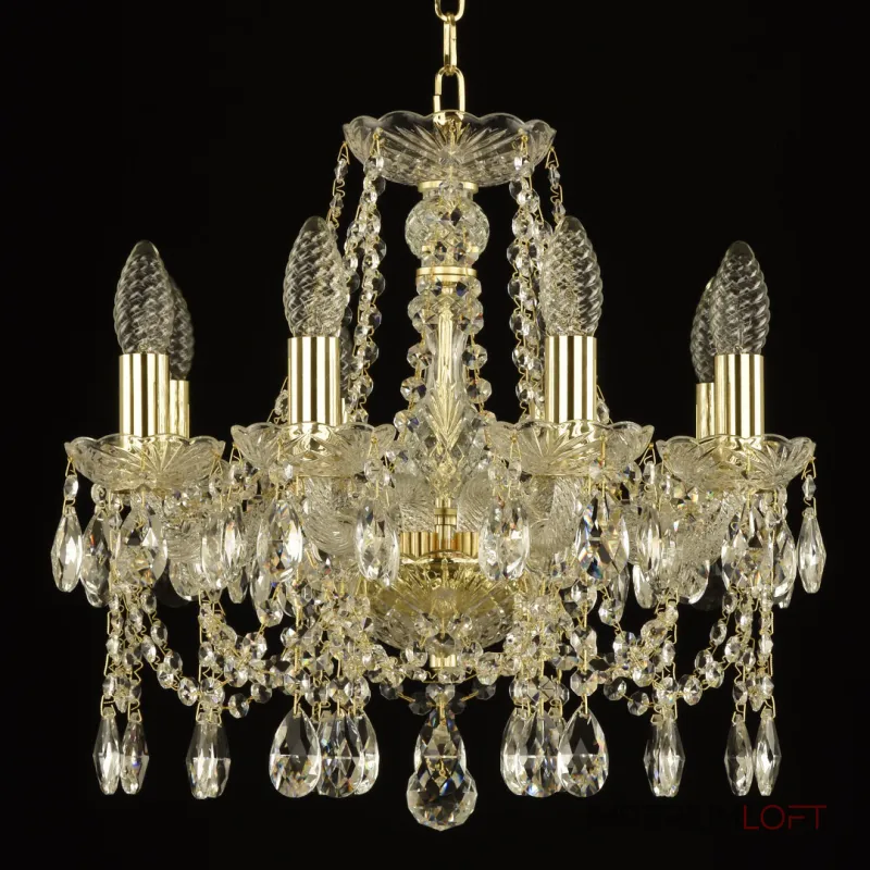 Подвесная люстра Bohemia Ivele Crystal 107 107/8/141 G