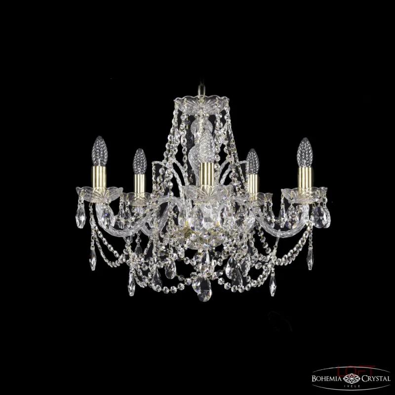 Подвесная люстра Bohemia Ivele Crystal 1411 1411/5/195 G