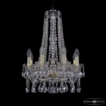 Подвесная люстра Bohemia Ivele Crystal 1413 1413/8/141/h-59 G