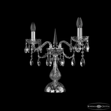 Настольная лампа Bohemia Ivele Crystal 1413 1413L/2/141-39 Ni