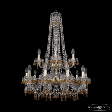 Подвесная люстра Bohemia Ivele Crystal 1410 1410/10+5/240/h-91/2d G V1003 Подвесная люстра Bohemia Ivele Crystal 1410 1410/10+5/240/h-91/2d G V1003