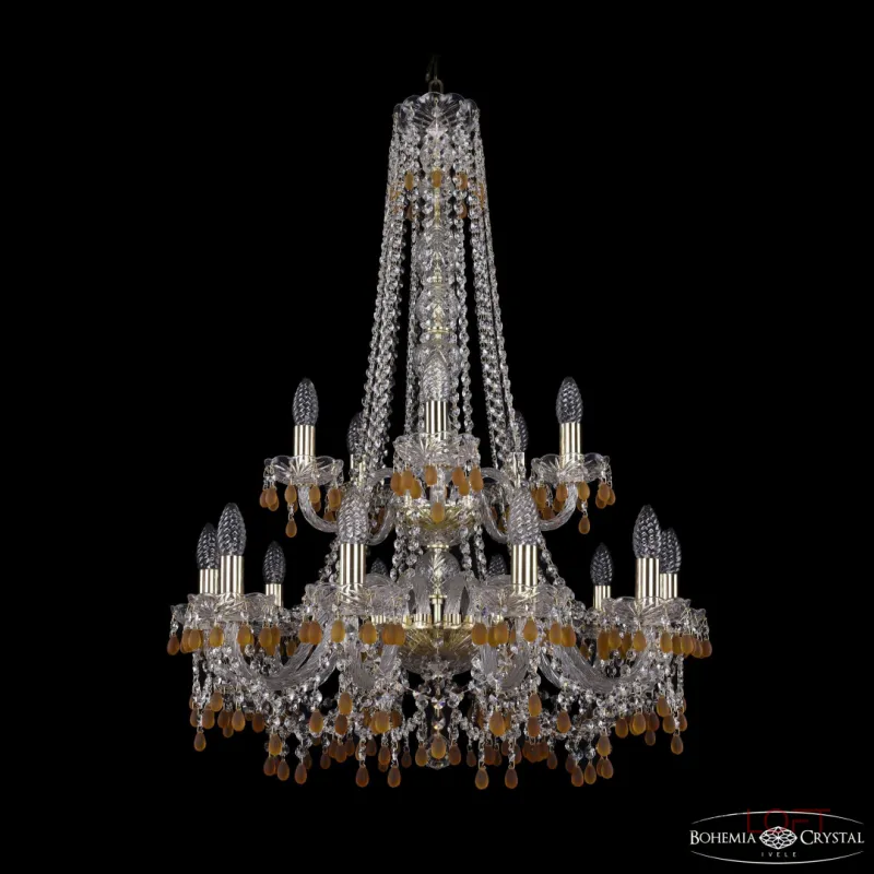 Подвесная люстра Bohemia Ivele Crystal 1410 1410/10+5/240/h-91/2d G V1003 Подвесная люстра Bohemia Ivele Crystal 1410 1410/10+5/240/h-91/2d G V1003