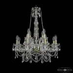 Подвесная люстра Bohemia Ivele Crystal 1411 1411/8+4/195/h-70 Pa