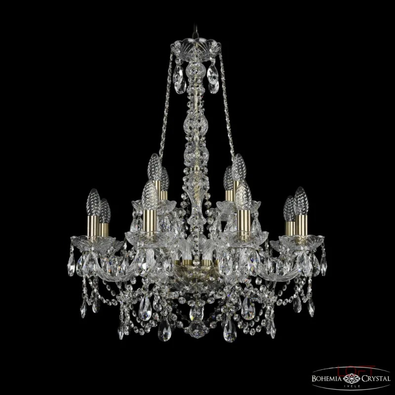 Подвесная люстра Bohemia Ivele Crystal 1411 1411/8+4/195/h-70 Pa Подвесная люстра Bohemia Ivele Crystal 1411 1411/8+4/195/h-70 Pa