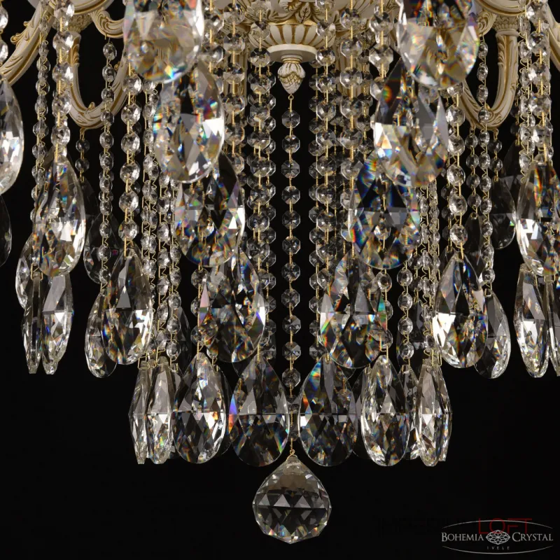 Подвесная люстра Bohemia Ivele Crystal AL7901 AL79101/16+8+8/300/3d B WMG P1 U Line