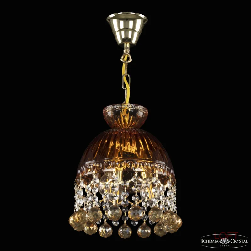Подвесной светильник Bohemia Ivele Crystal 5478 5478/22 G Amber/M-1G Balls K721 Подвесной светильник Bohemia Ivele Crystal 5478 5478/22 G Amber/M-1G Balls K721