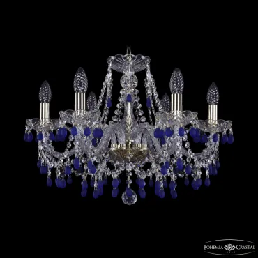 Подвесная люстра Bohemia Ivele Crystal 1410 1410/6/195 G V3001 Подвесная люстра Bohemia Ivele Crystal 1410 1410/6/195 G V3001