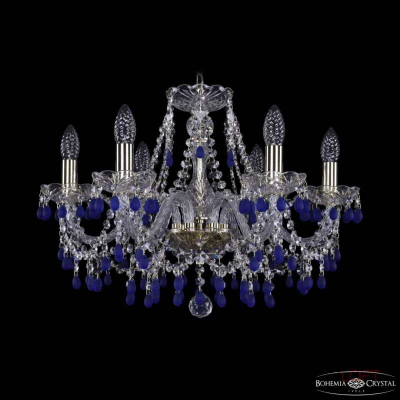 Подвесная люстра Bohemia Ivele Crystal 1410 1410/6/195 G V3001 Подвесная люстра Bohemia Ivele Crystal 1410 1410/6/195 G V3001