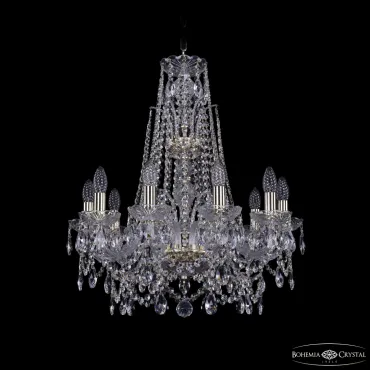 Подвесная люстра Bohemia Ivele Crystal 1411 1411/10/195/XL-65 G