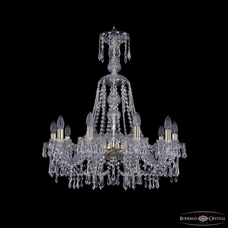 Подвесная люстра Bohemia Ivele Crystal 1403 1403/10/240/XL-75 G