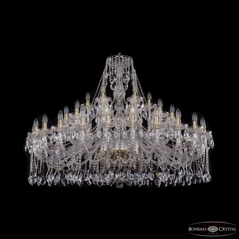 Подвесная люстра Bohemia Ivele Crystal 1413 1413/24+12+6/530 G