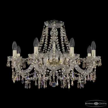 Подвесная люстра Bohemia Ivele Crystal 1403 1403/8/240 G R801