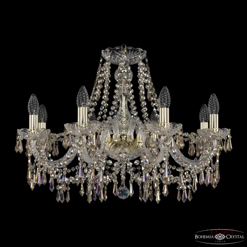 Подвесная люстра Bohemia Ivele Crystal 1403 1403/8/240 G R801