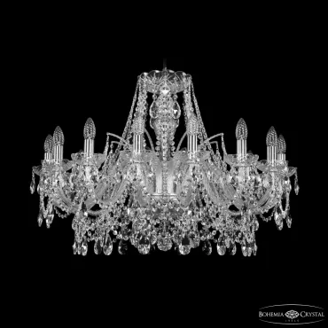 Подвесная люстра Bohemia Ivele Crystal 1411 1411/16/300 Ni