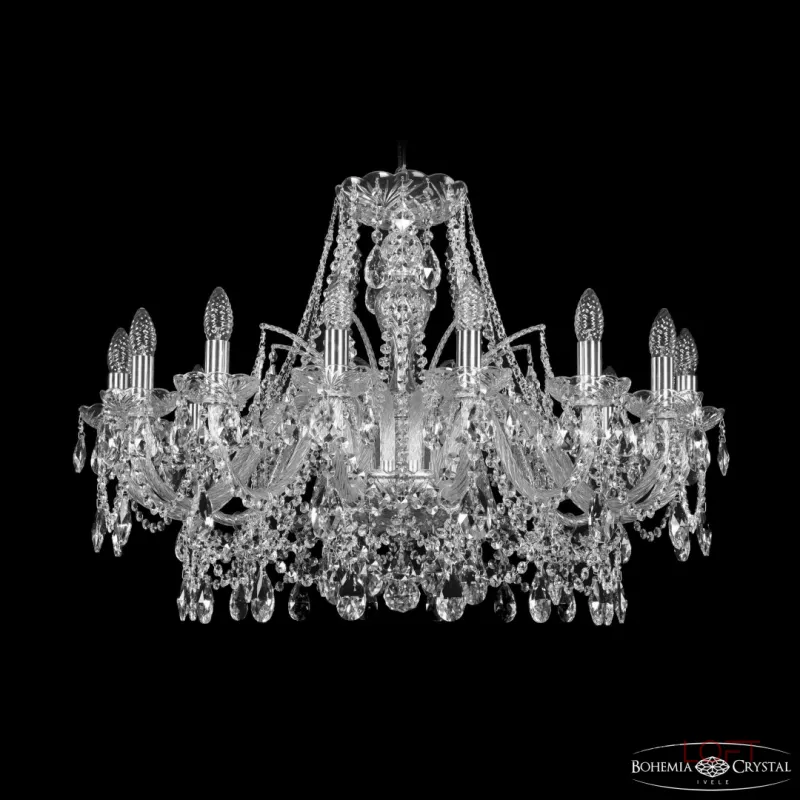 Подвесная люстра Bohemia Ivele Crystal 1411 1411/16/300 Ni