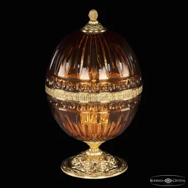 Настольная лампа Bohemia Ivele Crystal 5680 5680L/22 G Amber/M-1G