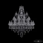 Подвесная люстра Bohemia Ivele Crystal 1415 1415/20+10+5/460/3d Ni