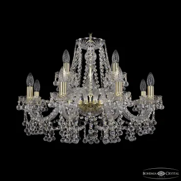 Подвесная люстра Bohemia Ivele Crystal 1409 1409/8+4/240 G
