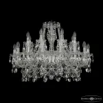 Подвесная люстра Bohemia Ivele Crystal 1411 1411/16+8/300 Ni