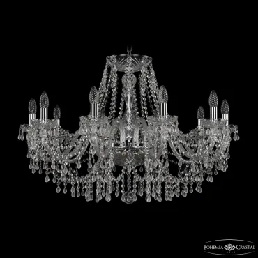 Подвесная люстра Bohemia Ivele Crystal 1410 1410/10/300 Ni V0300 Подвесная люстра Bohemia Ivele Crystal 1410 1410/10/300 Ni V0300