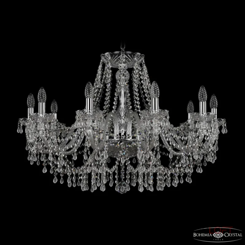 Подвесная люстра Bohemia Ivele Crystal 1410 1410/10/300 Ni V0300 Подвесная люстра Bohemia Ivele Crystal 1410 1410/10/300 Ni V0300