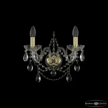 Бра Bohemia Ivele Crystal 1411 1411B/2/160 G Бра Bohemia Ivele Crystal 1411 1411B/2/160 G