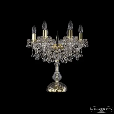 Настольная лампа Bohemia Ivele Crystal 1409 1409L/6/141-47 G