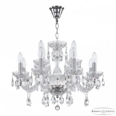 Подвесная люстра Bohemia Ivele Crystal 117 117/8+4/195 Ni Подвесная люстра Bohemia Ivele Crystal 117 117/8+4/195 Ni