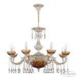 Подвесная люстра Bohemia Ivele Crystal AL7801 AL78101P/8/250 A WMG P Amber/M-1F