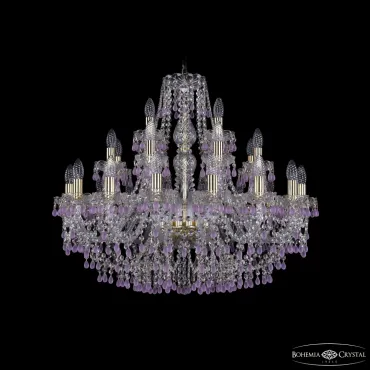 Подвесная люстра Bohemia Ivele Crystal 1410 1410/16+8+4/300 G V7010 Подвесная люстра Bohemia Ivele Crystal 1410 1410/16+8+4/300 G V7010