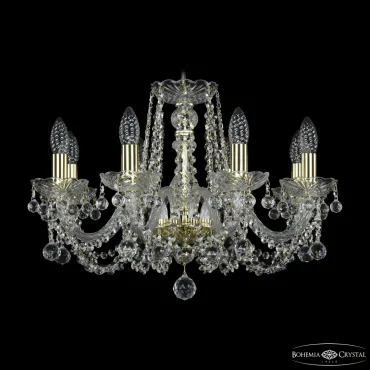 Подвесная люстра Bohemia Ivele Crystal 1402 1402/8/195 G Balls Подвесная люстра Bohemia Ivele Crystal 1402 1402/8/195 G Balls