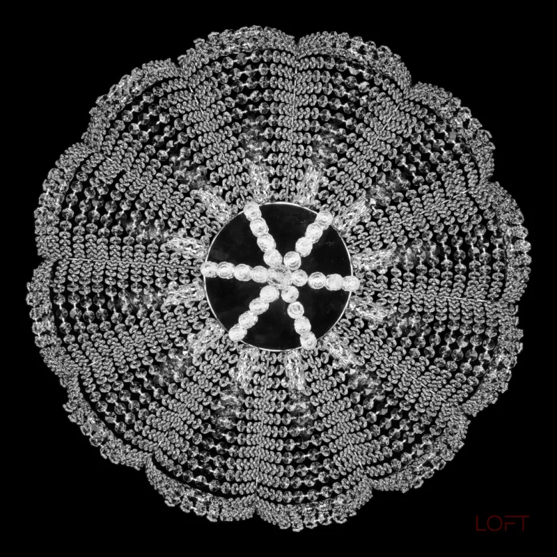 Потолочная люстра Bohemia Ivele Crystal 7708 77081/95 Ni