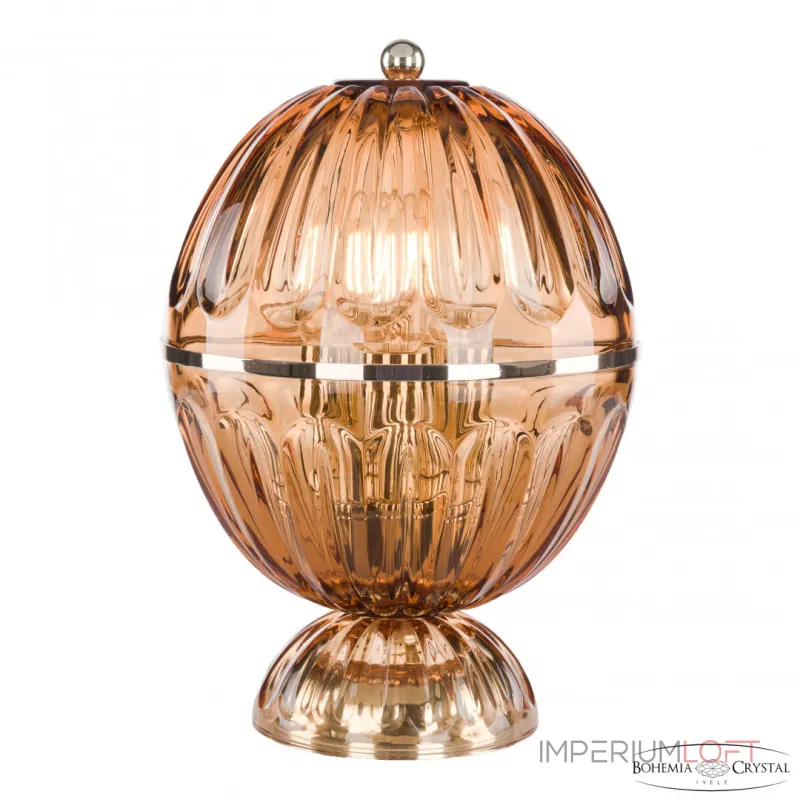 Настольная лампа Bohemia Ivele Crystal 5480 5480L/18 G Amber/M-1H Настольная лампа Bohemia Ivele Crystal 5480 5480L/18 G Amber/M-1H