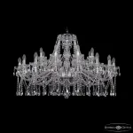 Подвесная люстра Bohemia Ivele Crystal 1413 1413/16+8/400 Ni