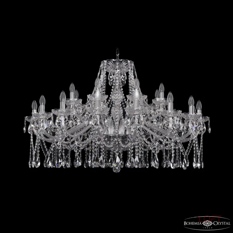 Подвесная люстра Bohemia Ivele Crystal 1413 1413/16+8/400 Ni Подвесная люстра Bohemia Ivele Crystal 1413 1413/16+8/400 Ni