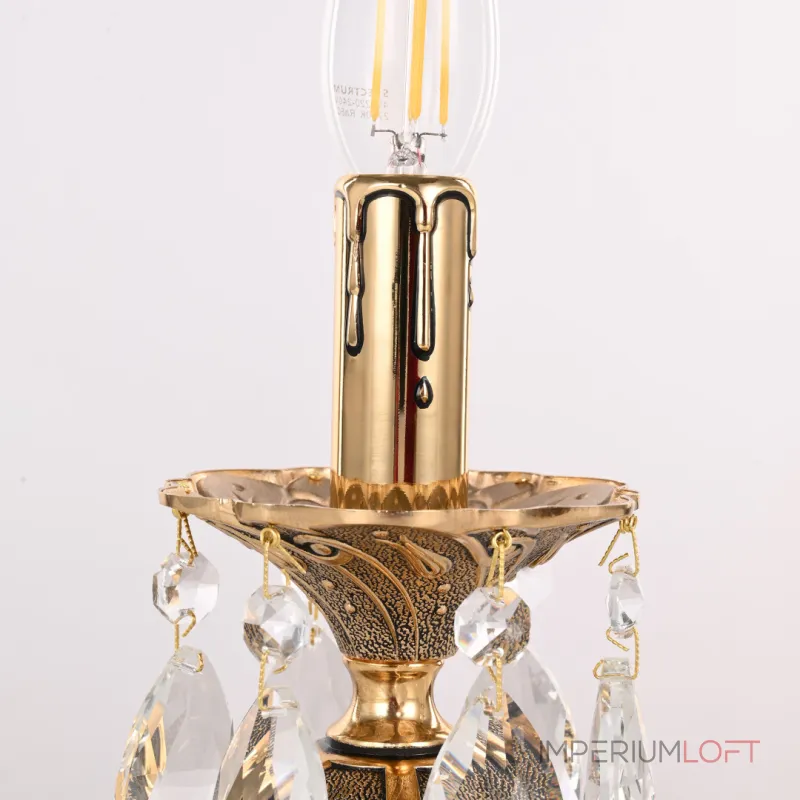 Настольная лампа Bohemia Ivele Crystal AL77 AL77500L/1-23 GB Настольная лампа Bohemia Ivele Crystal AL77 AL77500L/1-23 GB