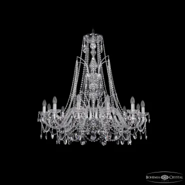 Подвесная люстра Bohemia Ivele Crystal 1411 1411/12/360/XL-96 Ni Подвесная люстра Bohemia Ivele Crystal 1411 1411/12/360/XL-96 Ni