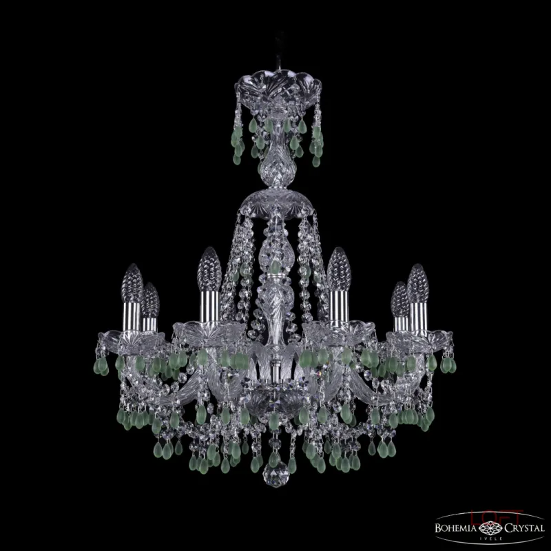 Подвесная люстра Bohemia Ivele Crystal 1410 1410/8/195/XL-66 Ni V5001