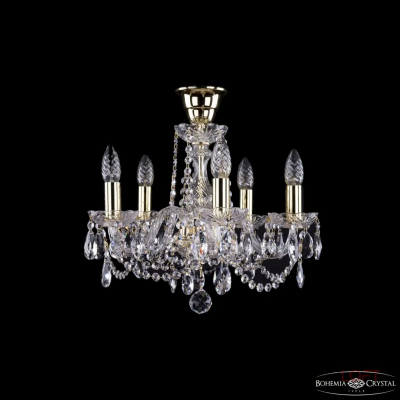 Подвесная люстра Bohemia Ivele Crystal 1402 1402/5/141 G tube Подвесная люстра Bohemia Ivele Crystal 1402 1402/5/141 G tube