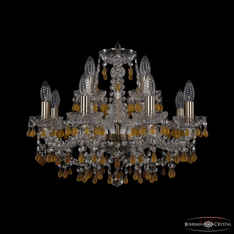 Подвесная люстра Bohemia Ivele Crystal 1410 1410/8+4/195 Pa V1003 Подвесная люстра Bohemia Ivele Crystal 1410 1410/8+4/195 Pa V1003