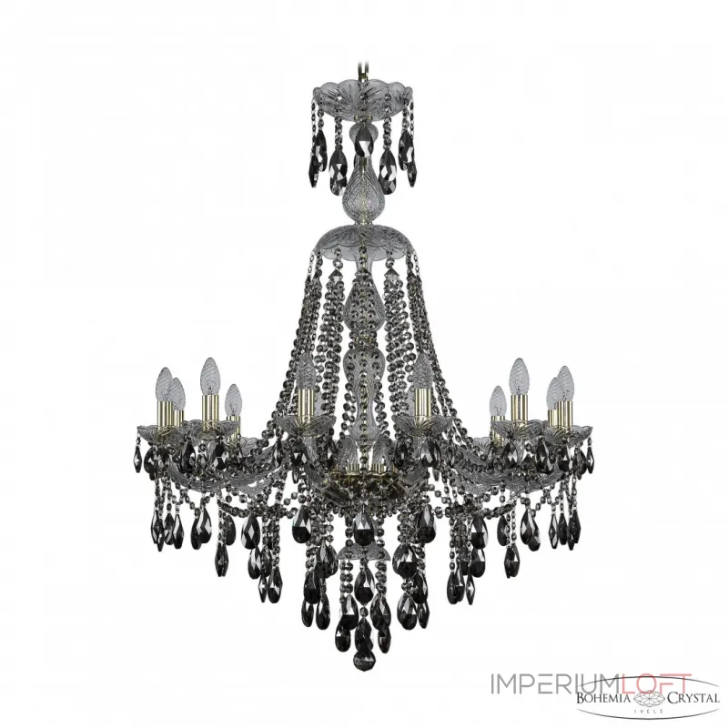 Подвесная люстра Bohemia Ivele Crystal 1415 1415/12/300/XL-108 G R731
