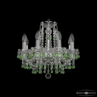 Подвесная люстра Bohemia Ivele Crystal 1410 1410/8/141 Ni V5001 Подвесная люстра Bohemia Ivele Crystal 1410 1410/8/141 Ni V5001