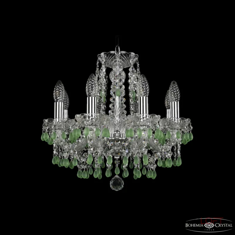 Подвесная люстра Bohemia Ivele Crystal 1410 1410/8/141 Ni V5001 Подвесная люстра Bohemia Ivele Crystal 1410 1410/8/141 Ni V5001