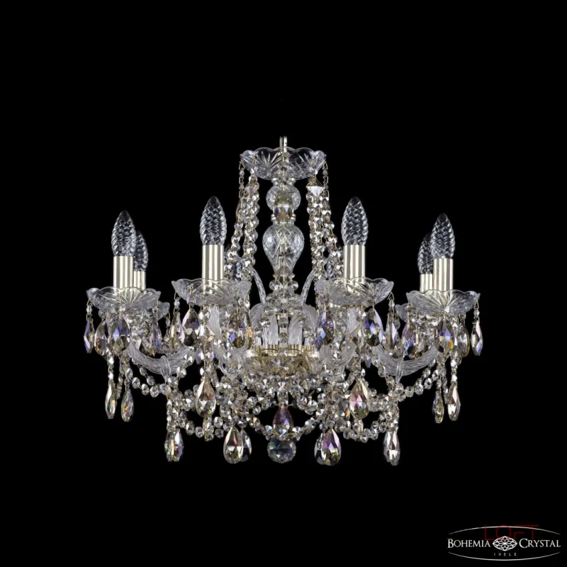 Подвесная люстра Bohemia Ivele Crystal 1411 1411/8/195 G R801 Подвесная люстра Bohemia Ivele Crystal 1411 1411/8/195 G R801