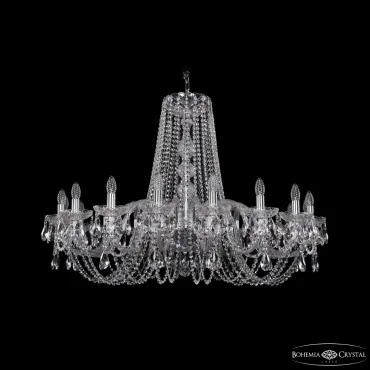 Подвесная люстра Bohemia Ivele Crystal 1402 1402/18/400 Ni