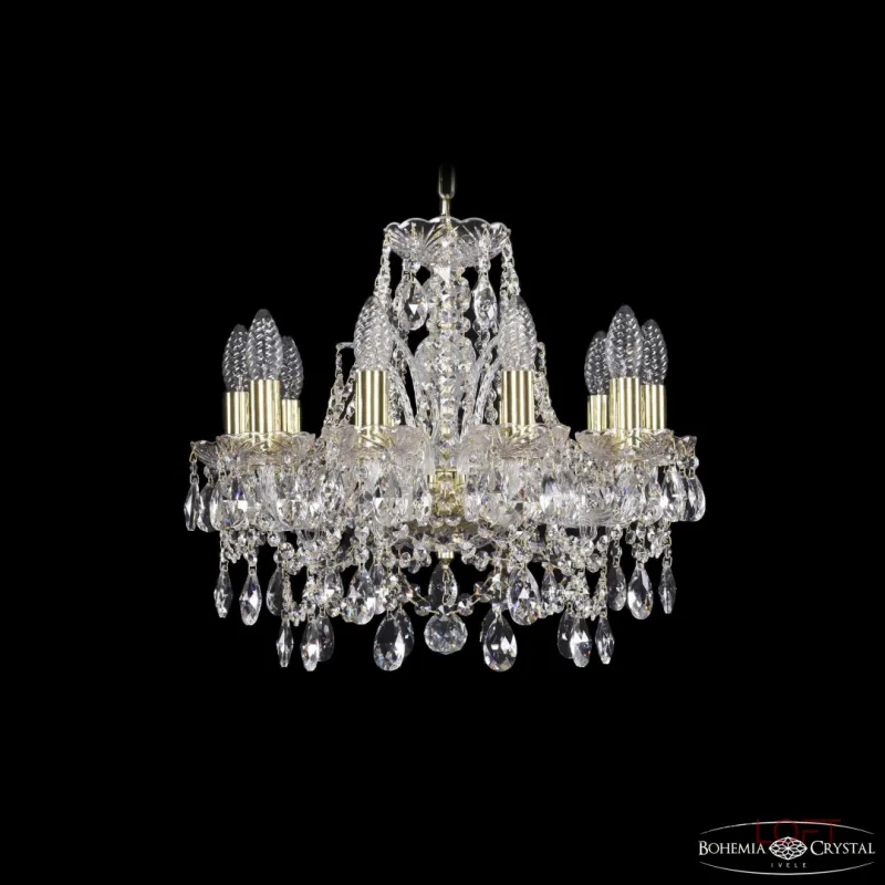 Подвесная люстра Bohemia Ivele Crystal 1411 1411/10/141 G