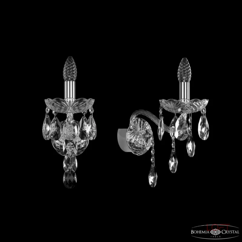 Бра Bohemia Ivele Crystal 1415 1415B/1/165/XL Ni